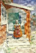 Carl Larsson lillanna -lilla anna china oil painting artist